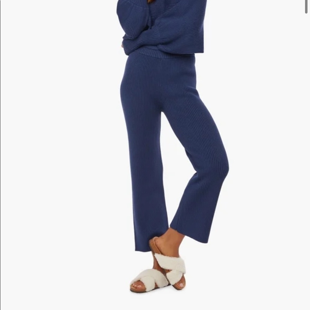 JustFab-Ankle Length Ribbed Pants - Picture 9 of 15